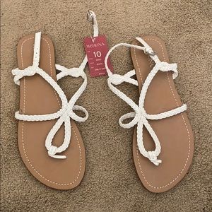 Merona white sandals